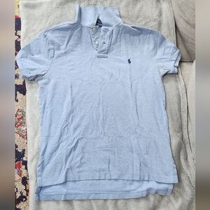 Ralph Lauren Men's Light Blue Polo Shirt